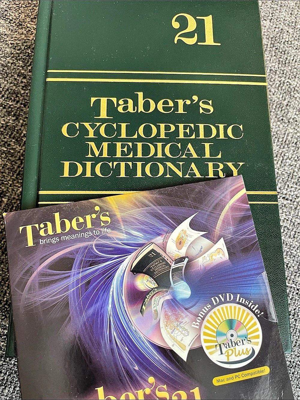 Taber’s Cyclopedic Medical Dictionary – 21st Edition (Brand New Hardcover with B